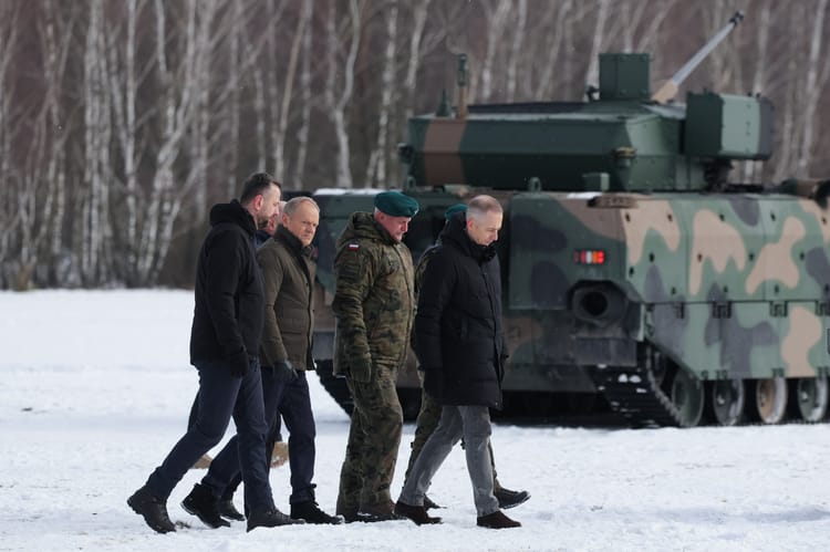 Donald Tusk, Władysław Kosiniak-Kamysz, Cezary Tomczyk, Sławomir Owczarek