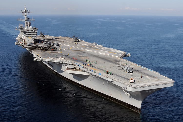 Aircraft carrier USS Carl Vinson.