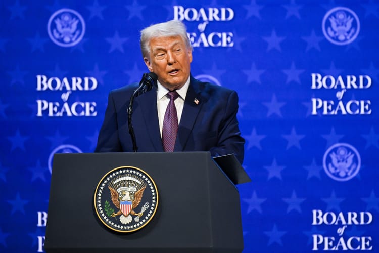Signing the charter of Board of Peace in Davos