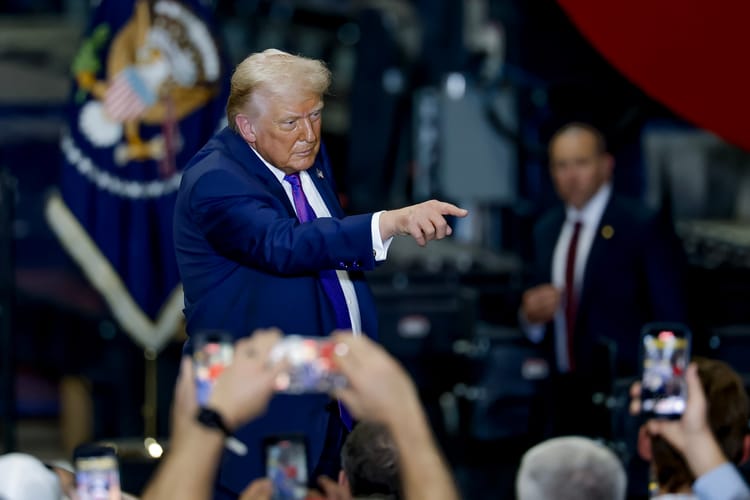 Donald Trump w Georgii.