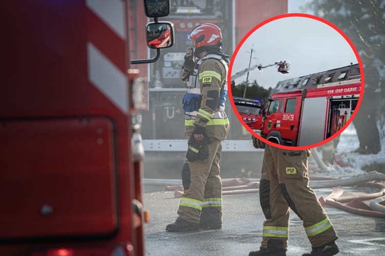 Pożar DPS w Szczawnie