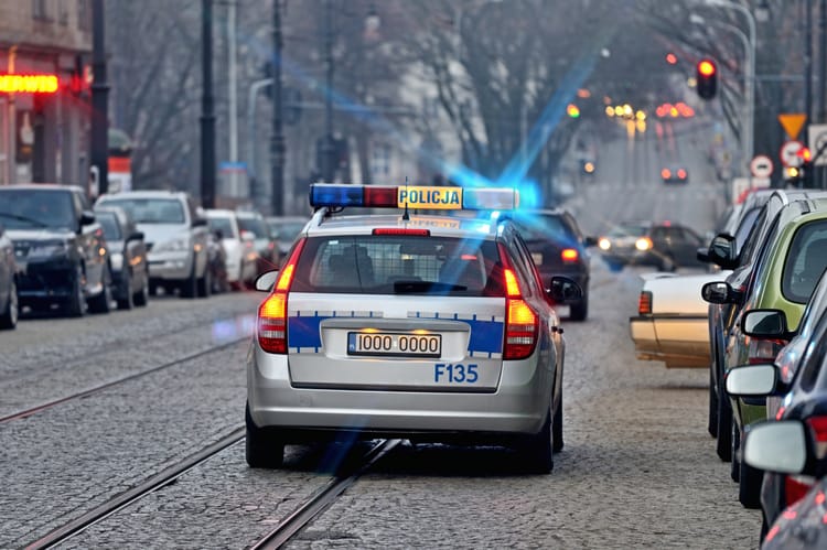 Polish,Police,Patrol,In,Action.