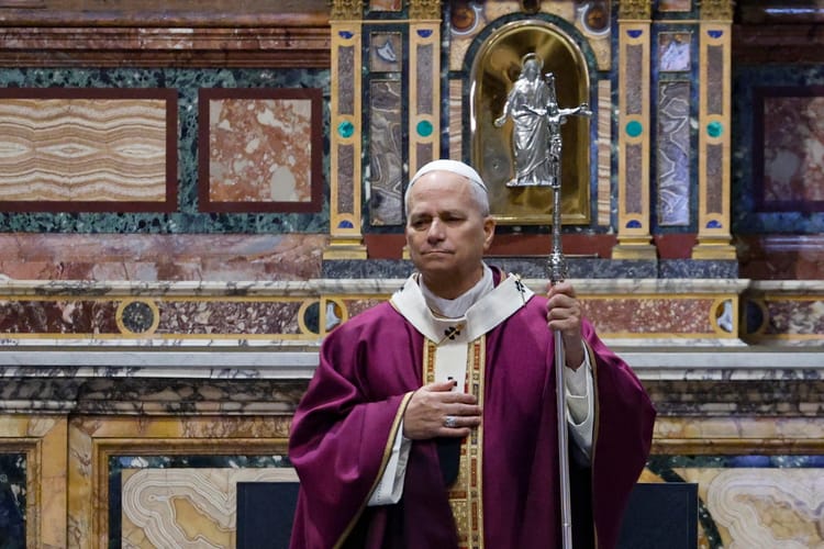 Pope Leo XIV with a pastoral visit to the Basilica of the Sacred Heart of Jesus in Rome