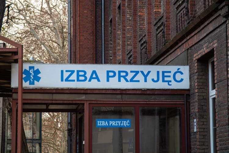 Izba przyjęć.