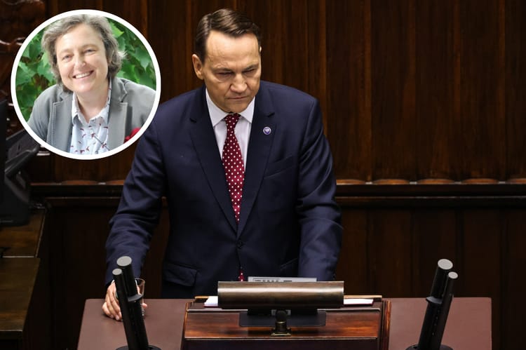 Dr Monika Bonikowska o expose Radosława Sikorskiego