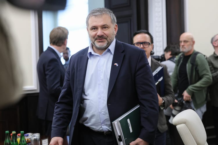 Mandat dla ministra sprawiedliwości Waldemara Żurka. PAP/Rafał Guz