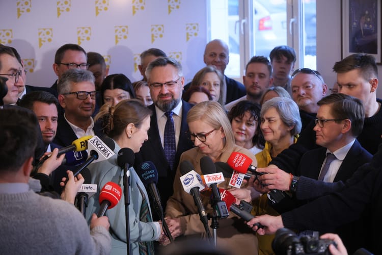 Konferencja nowej przewodniczącej Polski 2050