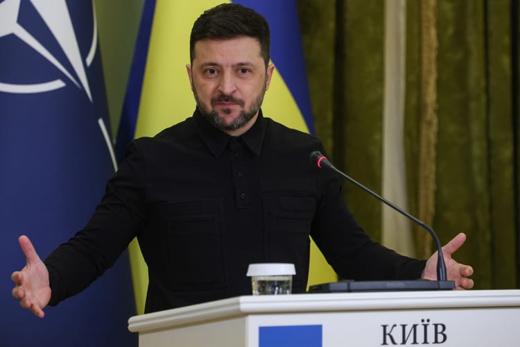 Prezydent Ukrainy Wołodymyr Zełenski