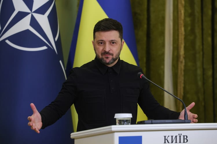 Prezydent Ukrainy Wołodymyr Zełenski
