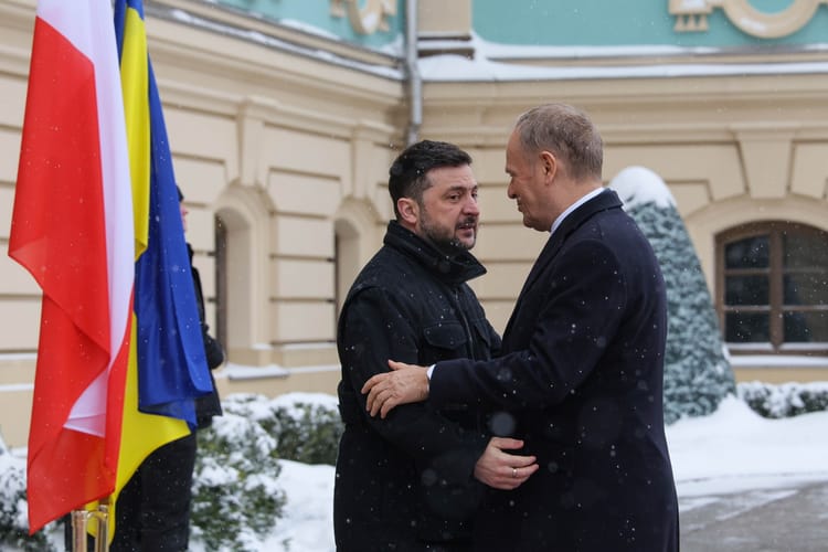 Donald Tusk, Wo³odymyr Ze³enski