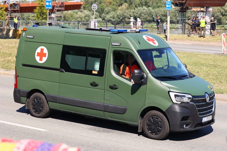 Duże zainteresowanie Legionem Medycznym.