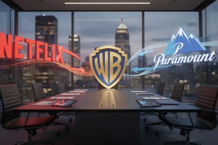 Netflix,,Paramount,Acquire,To,Warner,Bros
