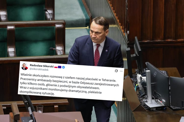 Sikorski o sytuacji Polaków w Iranie.