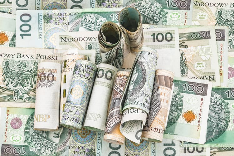 Polskie banknoty.