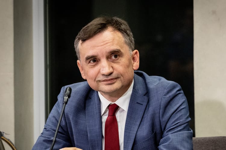 Były minister sprawiedliwości Zbigniew Ziobro na posiedzeniu komisji śledczej ds. Pegasusa