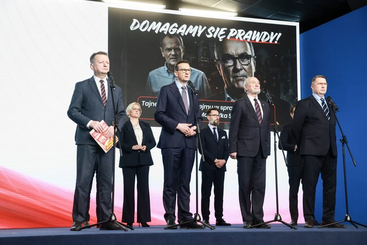 Konferencja prasowa pos?ów PiS na Nowogrodzkiej