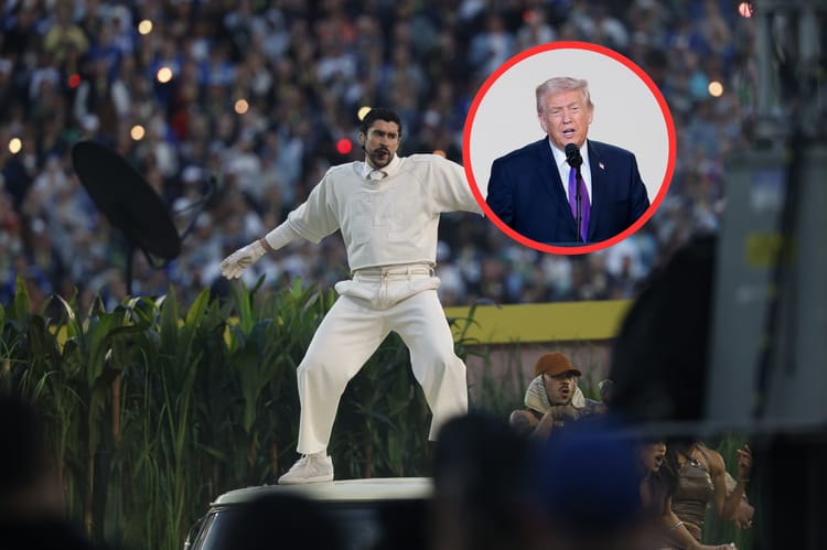 Donald Trump skrytykował występ Bad Bunny'ego podczas Super Bowl.
