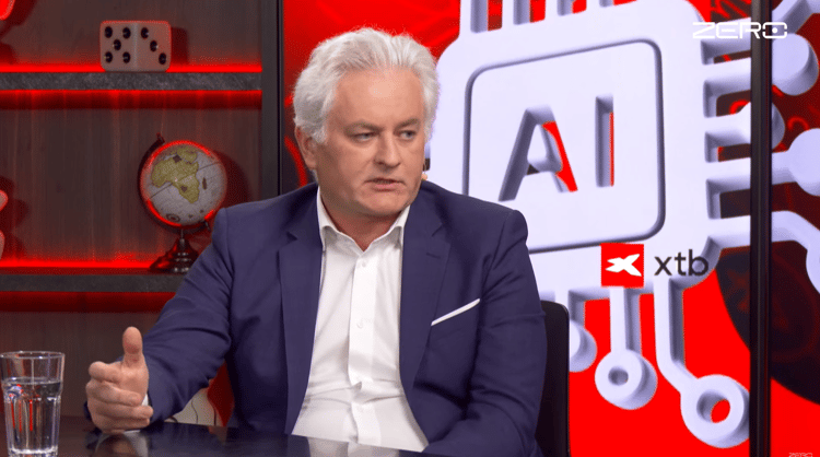 Piotr Sankowski w „Godzinie Zero”. (fot. Kanał Zero)