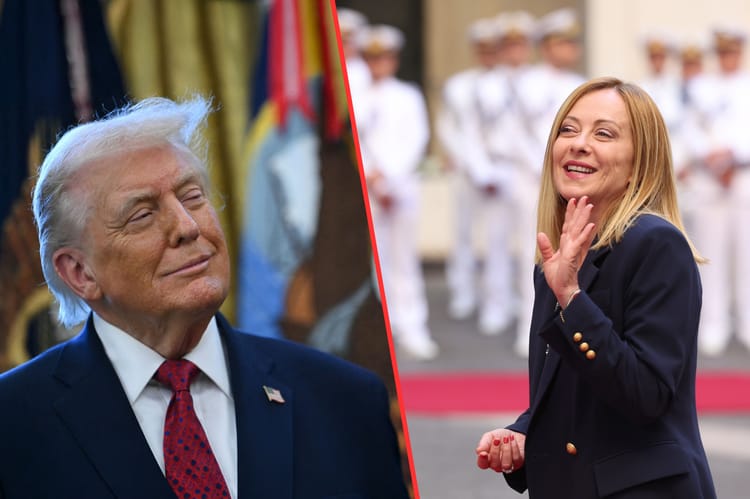 Donald Trump i Giorgia Meloni