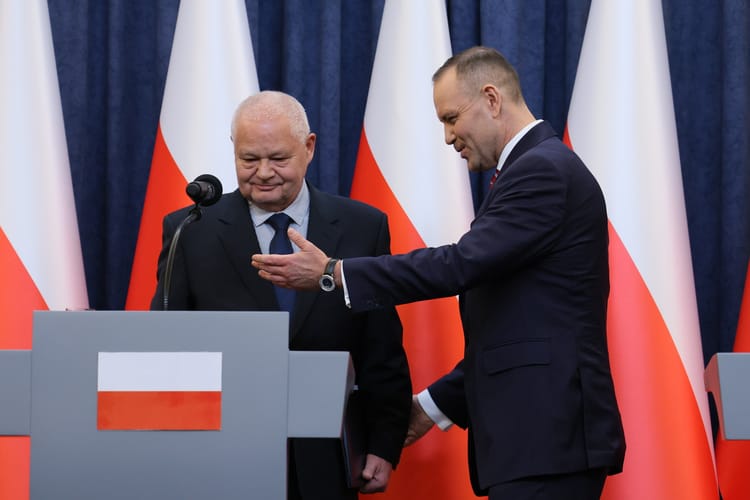 Karol Nawrocki, Adam Glapiński