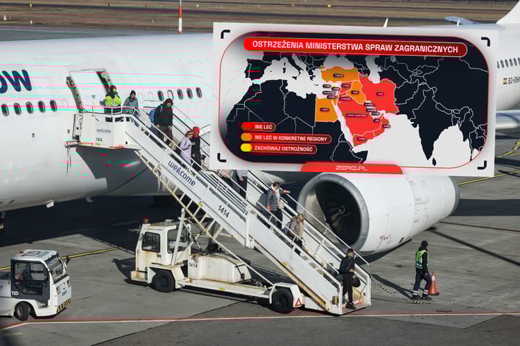 Aktualna mapa zagrożeń. Do tych krajów nie leć.