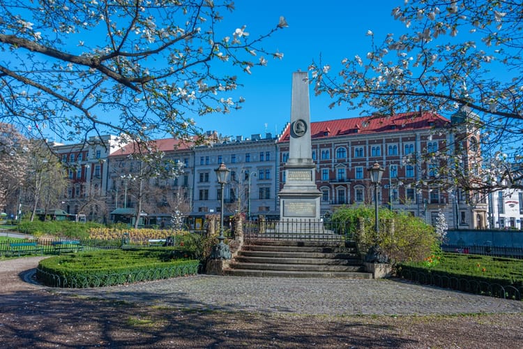 Krakow,,Poland,,March,29,,2024:,Floryjan,Straszewski,Monument,In,The