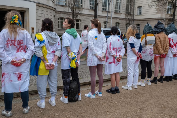 Berlin,,Germany,-,April,21,,2022:,Anti-war,Protest,Against,Sexual