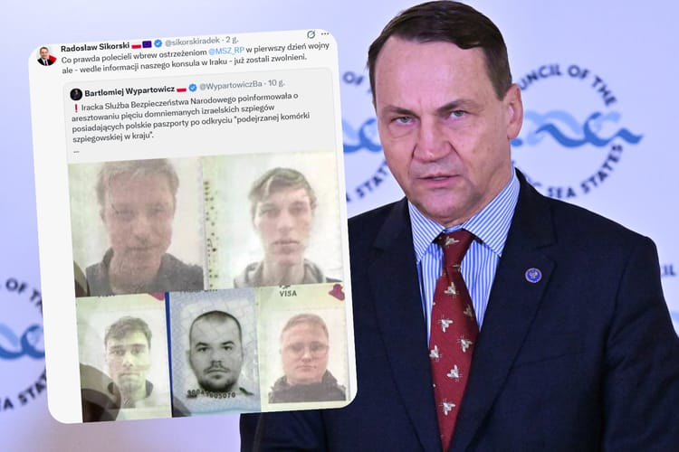 Polscy turyści zatrzymani w Iraku. Radosław Sikorski zareagował.