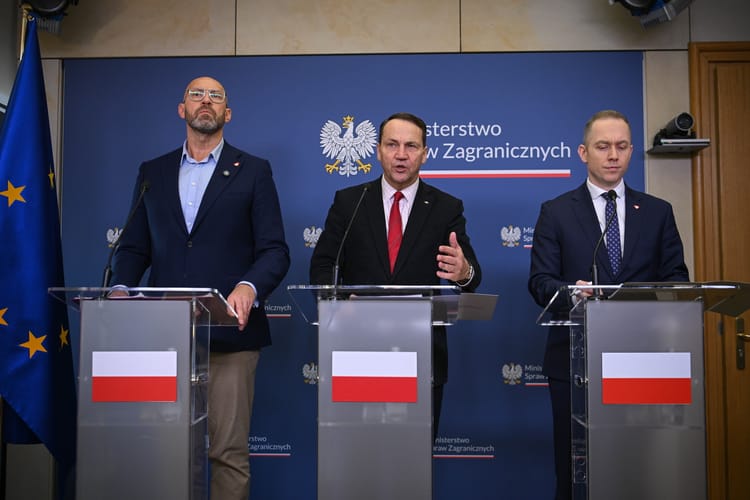 Radosław Sikorski, Jakub Rutnicki, Cezary Tomczyk