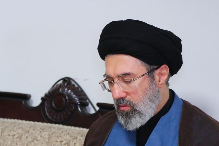 Mojtaba Khamenei appears at ceremony in Iran handout photo