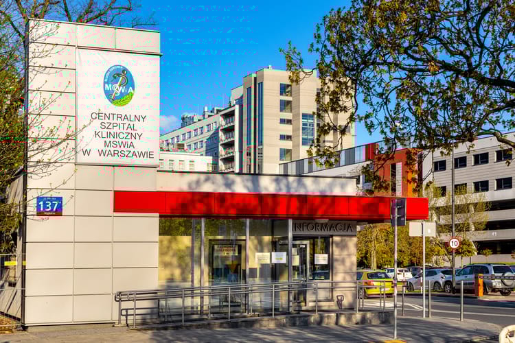 Warsaw,,Poland,-,May,06,,2021:,Central,Clinical,Hospital,Of