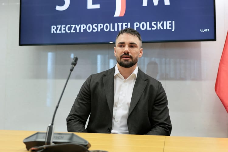 Poseł Łukasz Litewka.