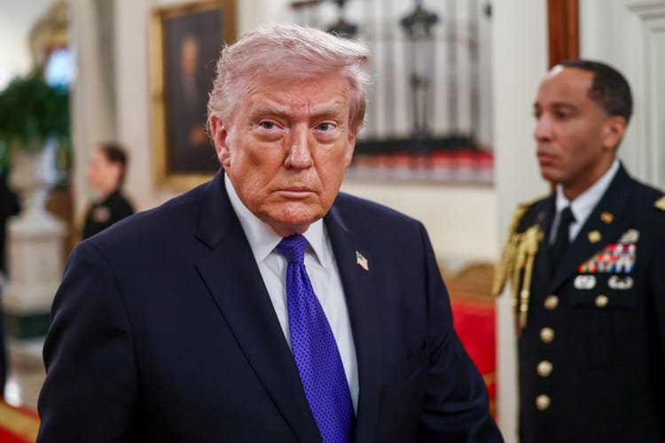 Prezydent USA Donald Trump w Białym Domu