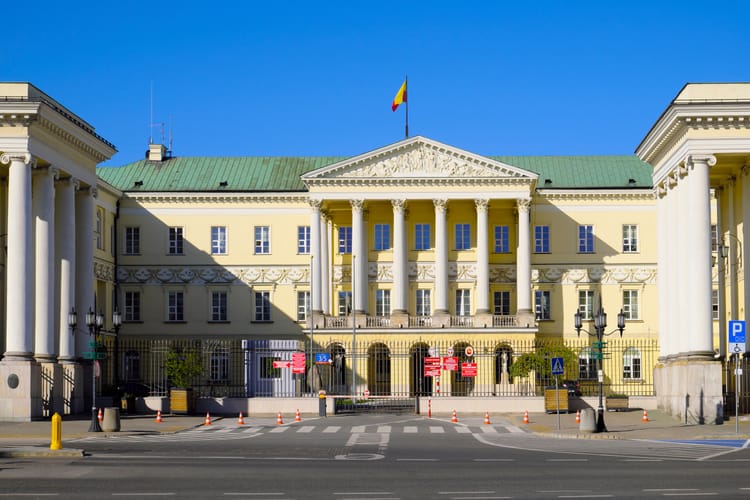 Warsaw,,Mazovia,/,Poland,-,2018/04/22:,Historic,Building,Of,Warsaw