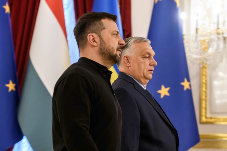 Wołodymyr Zełenski, Viktor Orbán