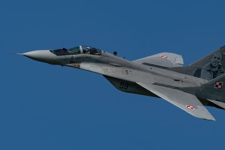 Deblin,,Poland,-,June,14,,2025:,Polish,Air,Force,Mig-29