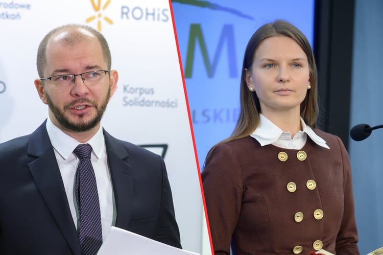 Dyrektor NIW Michał Braun i prezes Fundacji Otwarty Dialog Ludmiła Kozlowska.