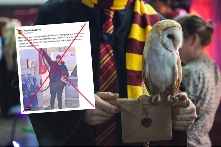 Filmowy Ron Wesley „czaruje” na stacji benzynowej? Sprawdziliśmy.