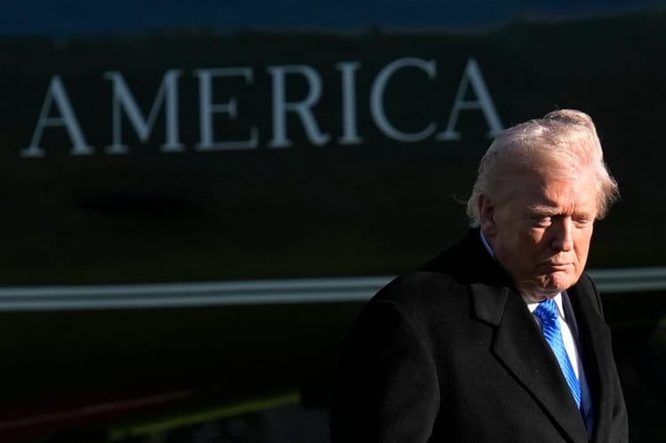 US President Donald Trump returns to the White House from Memphis