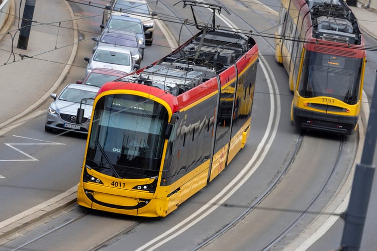 Warszawski tramwaj.