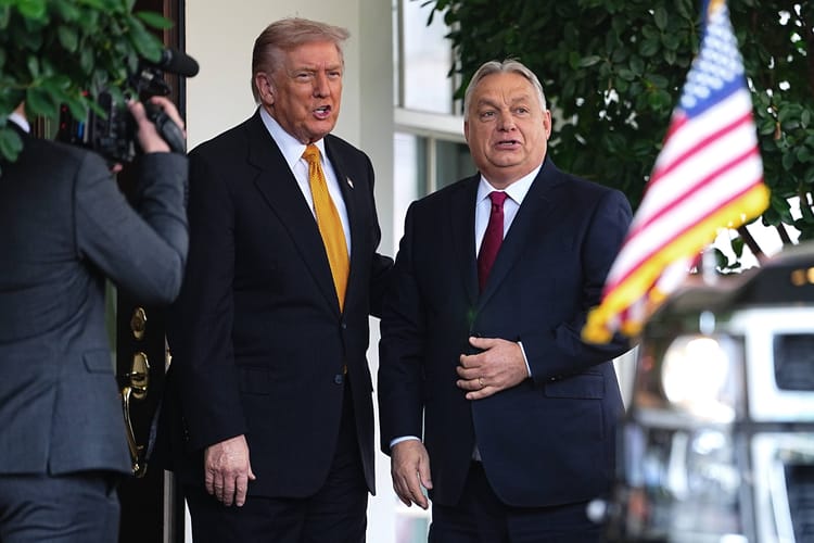US President Trump welcomes Hungarian Prime Minister Orban to White House