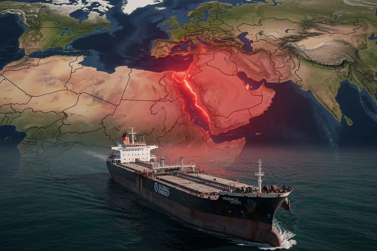 Middle,East,Geopolitical,Crisis,Concept,,Strait,Of,Hormuz,On,A