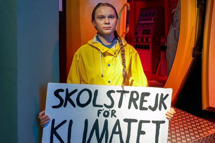 Greta Thunberg.