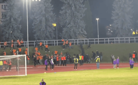 Zadyma w III lidze. Interweniowała policja [WIDEO]