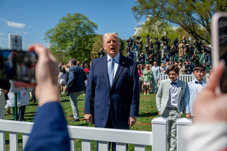 Annual Easter egg roll at the White House