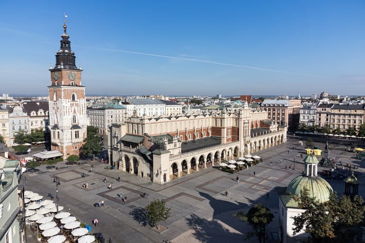 Kraków z lotu ptaka