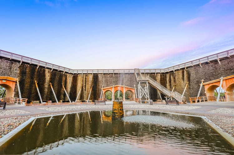 Beautiful,Landscape,Of,Graduation,Tower,(teznia),In,Ciechocinek,,Poland