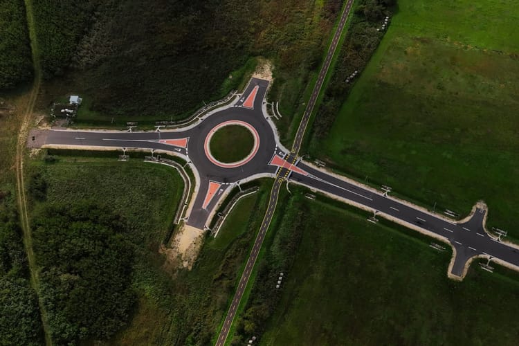 Rondo w Zalaegerszeg, Węgry.