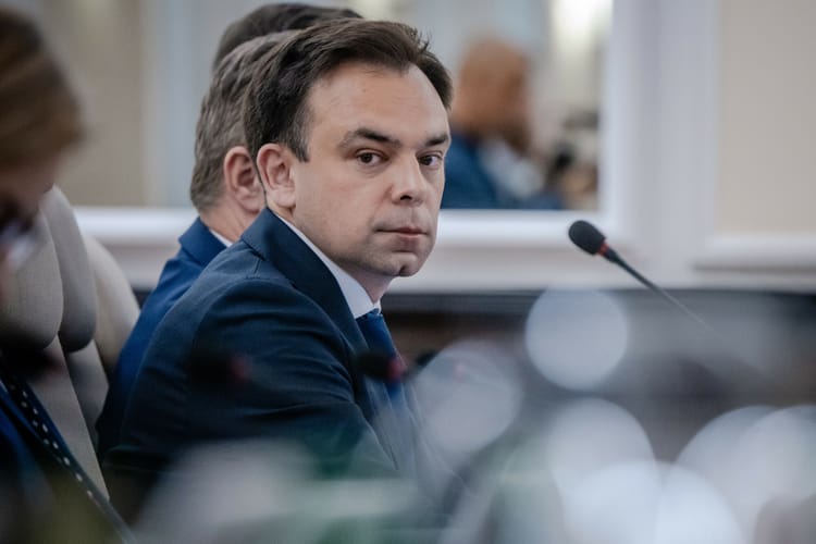 Minister finansów i gospodarki Andrzej Domański