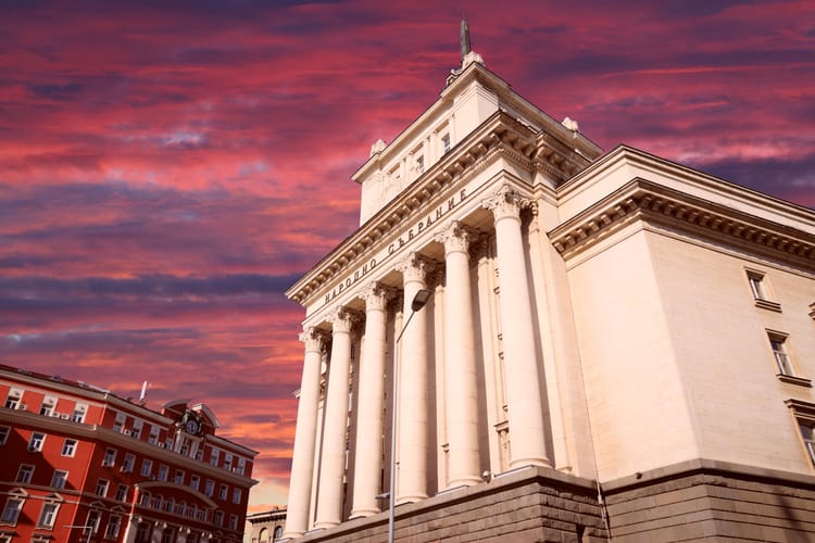 Budynek Zgromadzenia Narodowego – parlamentu Bułgarii.